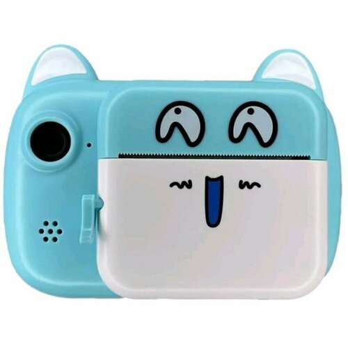Детский фотоаппарат Print Camera с моментальной печатью Голубой Отличный подарок Развивающие игры для детей Фотокамера 567000₽