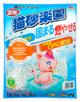 Наполнитель Japan Premium Pet Целлюлозно-полимерный с голубым индикатором (3 л)