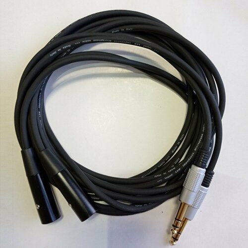 Кабель 2Jack (TRS) - 2XLR (M) (3 метра)