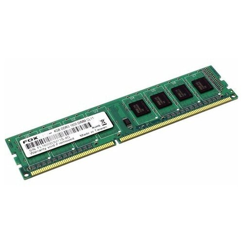 Модуль памяти Foxline DDR3 DIMM 4 Гб 218300₽