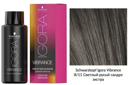 Schwarzkopf Professional Игора Вайбранс 7-77 Средний русый медный экстра 60 мл (Schwarzkopf Professional, ) - фото №4