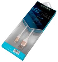 Кабель Viptek X27 USB - Lightning 1 м золото