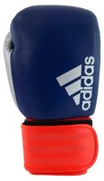 Боксерские перчатки adidas Hybrid 200 белый/черный/серебристый 10 oz