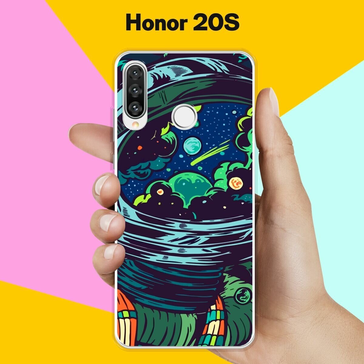 Силиконовый чехол на Honor 20S Астронавт 60 / для Хонор 20С