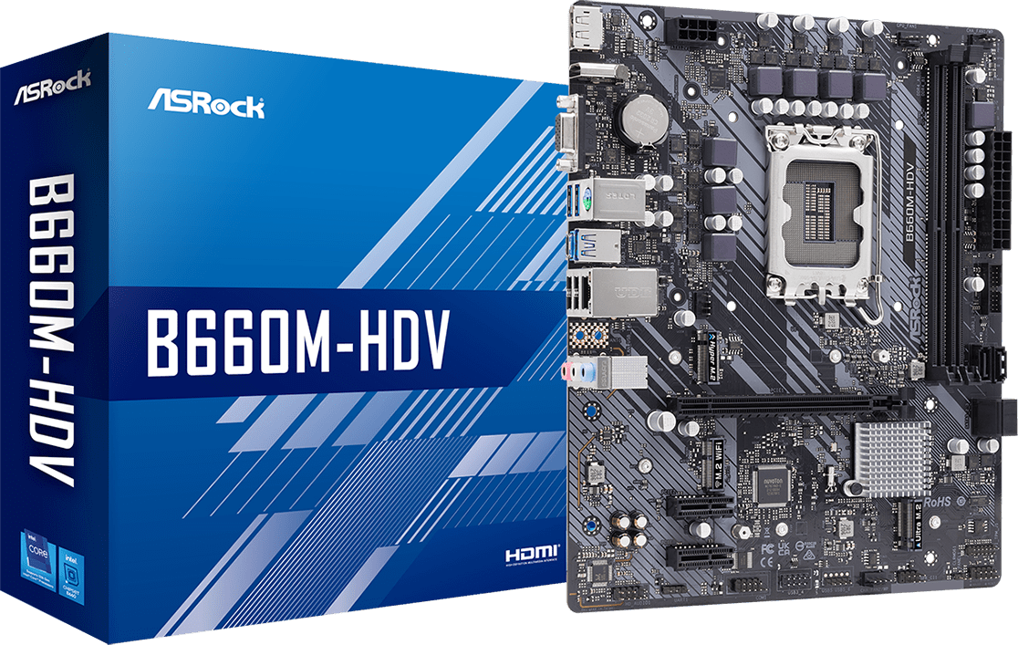 Материнская плата Asrock B660M-HDV , BOX