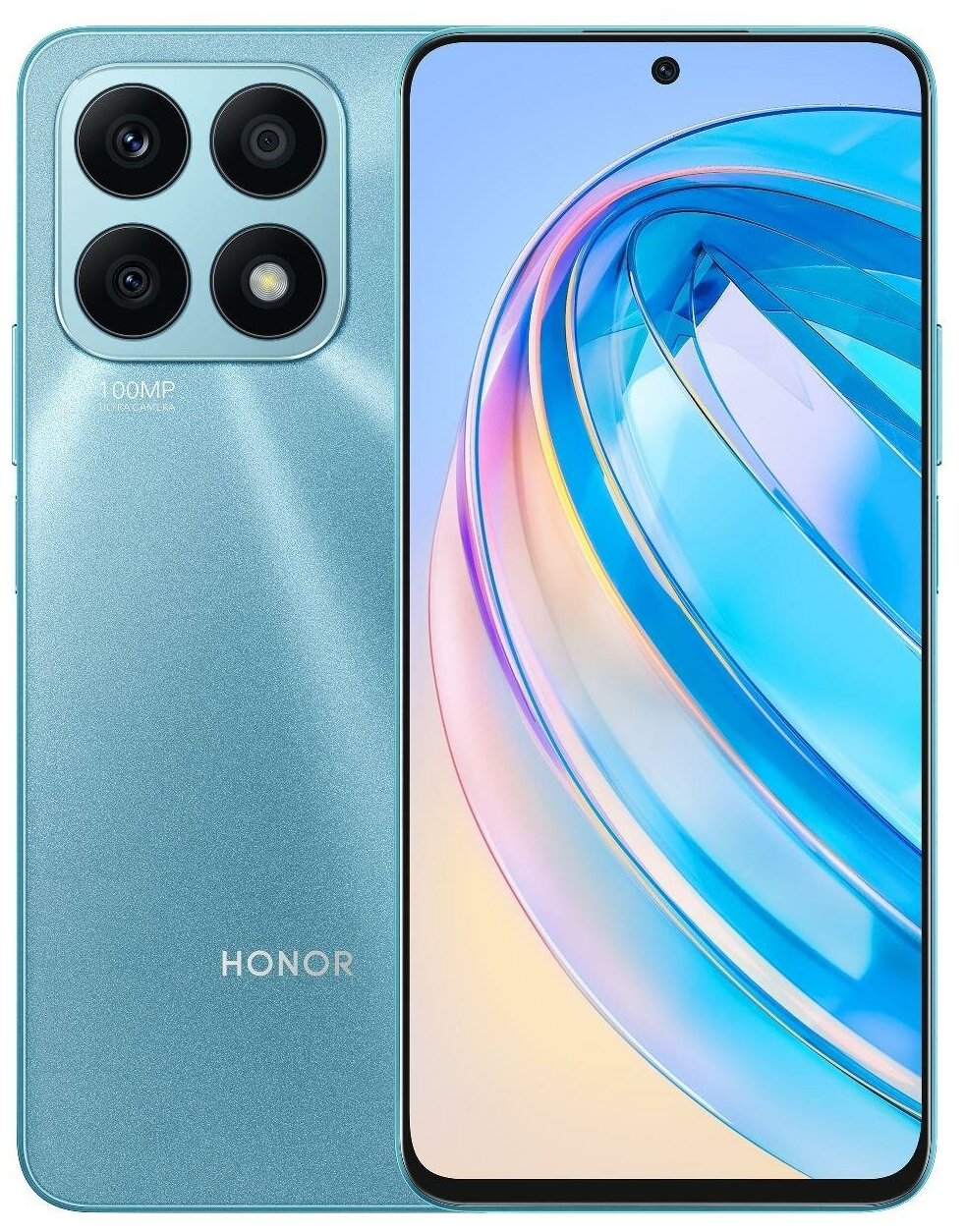 Телефон Honor X8a 6/128Gb Cyan Lake (5109APEV)