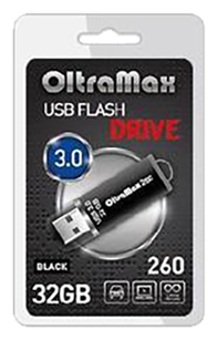 флэш-накопитель OLTRAMAX OM-32GB-260-Black 3.0 черный 1180528