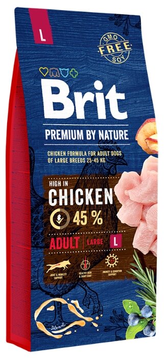 Корм для собак Brit Premium by Nature Adult L