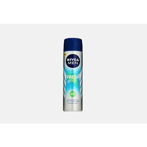 Дезодорант-антиперспирант спрей эффект свежести NIVEA men fresh kick дезодорант антиперспирант спрей с кактусовой водой nivea men fresh kick эффект свежести