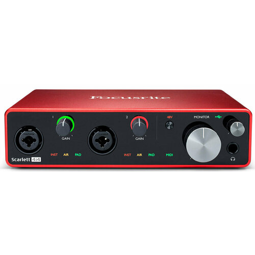 FOCUSRITE Scarlett 4i4 3rd Gen - Аудиоинтерфейс