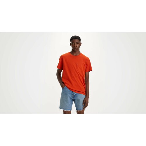 Футболка Levi's, размер XS, красный, оранжевый