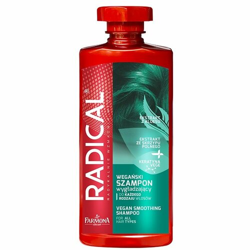 Шампунь Farmona Radical Vegan Smoothing Shampoo, Веганский, разглаживающий, 400 мл