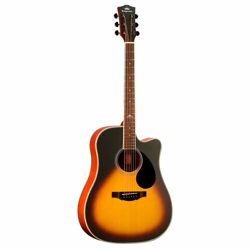 KEPMA D1C Sunburst акустическая гитара, цвет санберст акустическая гитара kepma d1c sunburst