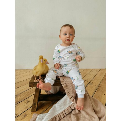 Ползунки Beborn, размер 68, белый