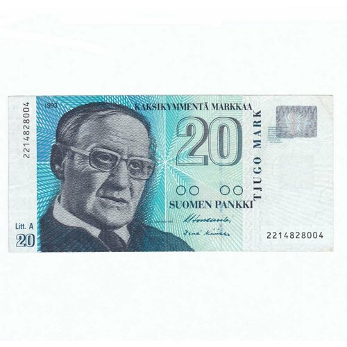 Финляндия 20 марок 1993 г.