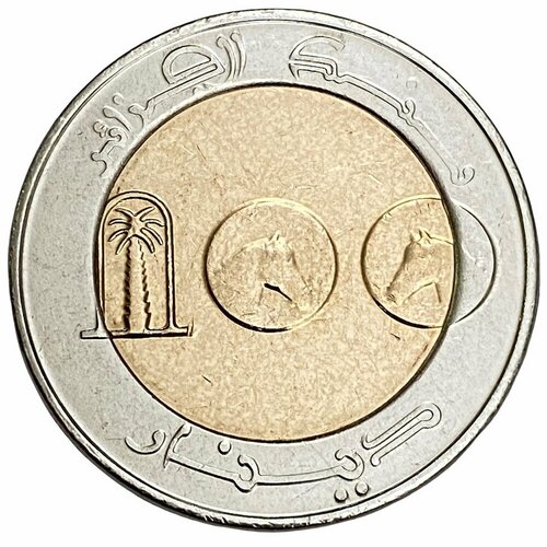 Алжир 100 динаров 2018 г.