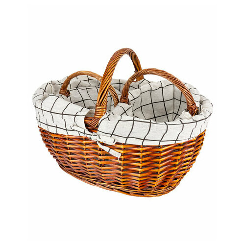 Корзина плетеная Пикник Набор из 3 шт