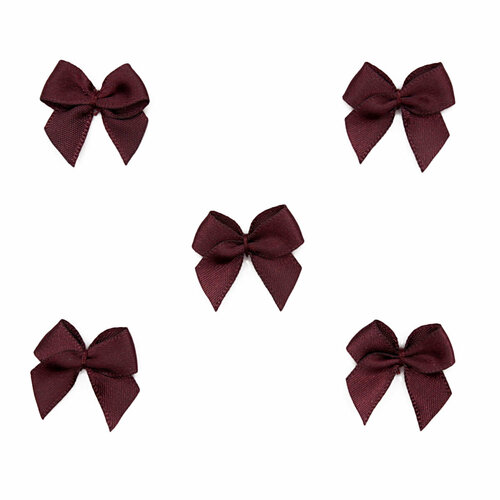 D2150/BAD07AA Бантик пришивной 25*26мм, Arta-F (076 сливовое вино), 20 шт