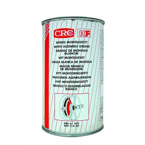 CRC white assembly grease Смазка консистентная белая сборочная 1кг 30590 CRC (Бельгия)