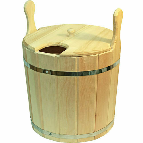 Запарник из кедра с крышкой, 20 л