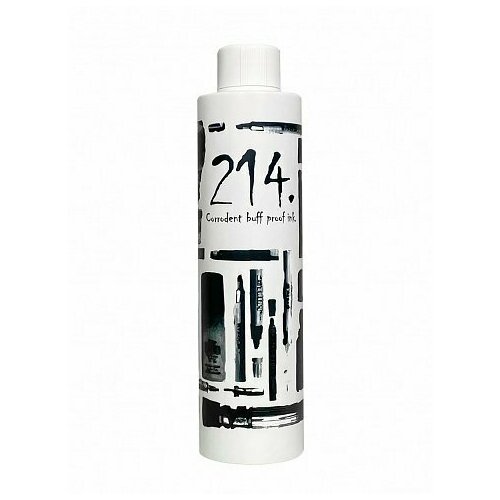 Спиртовая заправка для маркеров и сквизеров 214 Ink Vandal черные 200мл