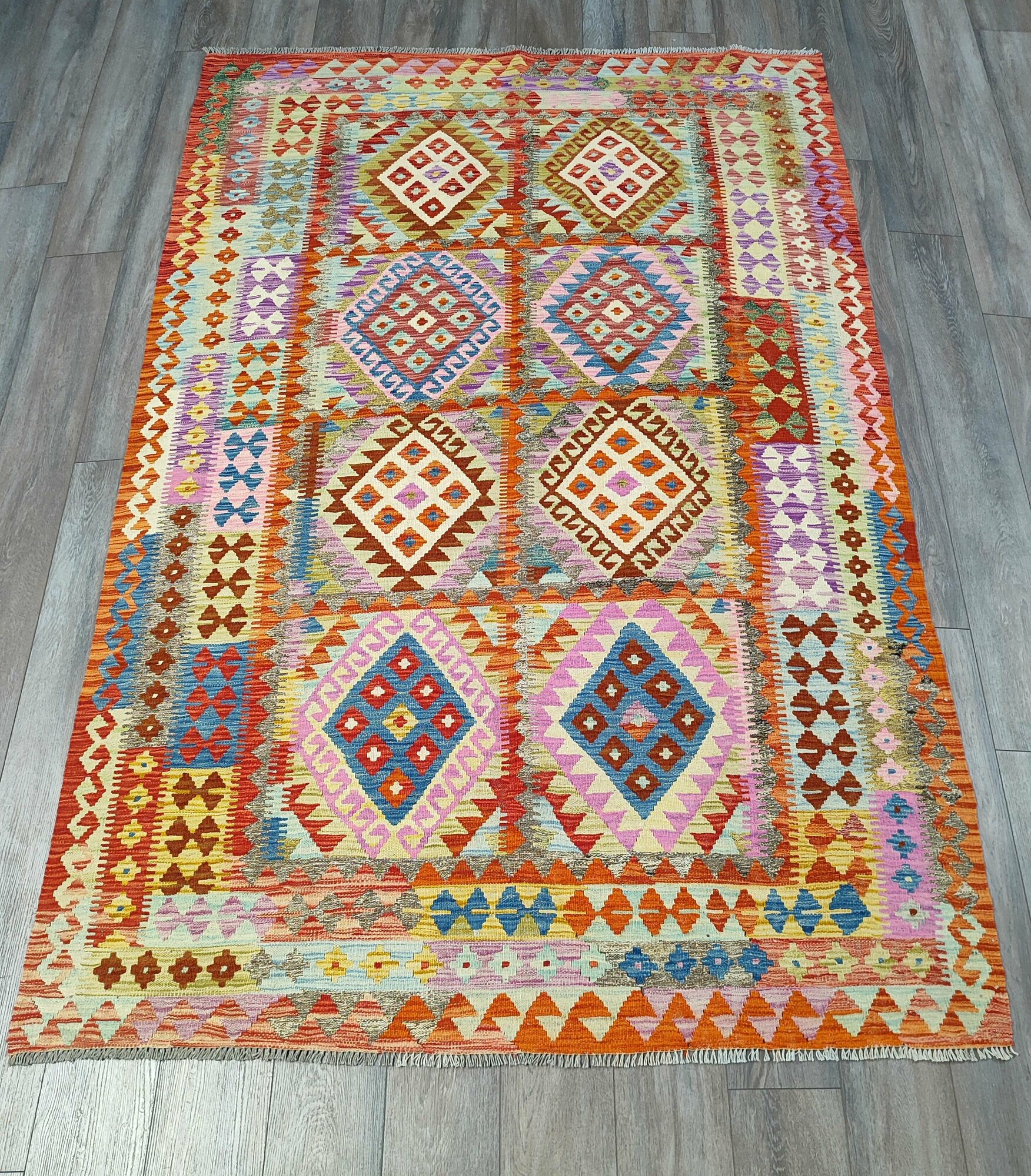 Ковер ручной работы Kilim 1.74#2.57 - фотография № 4