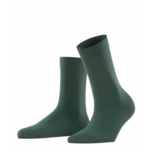 фото Носки falke cotton touch, размер 39-42, серый, зеленый