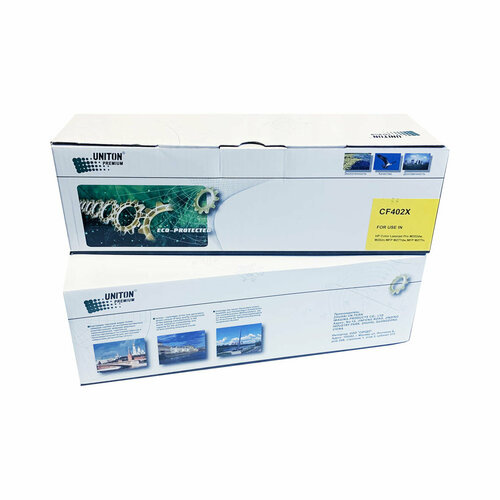 Картридж Uniton Premium Green Eco-Protected CF402X желтый совместимый с принтером HP картридж uniton premium green eco protected cf542x желтый совместимый с принтером hp