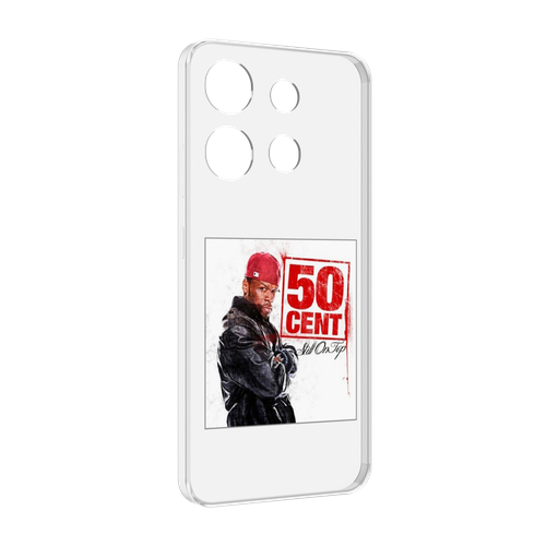Чехол MyPads 50 Cent - Still On Top для Infinix Smart 7 задняя-панель-накладка-бампер