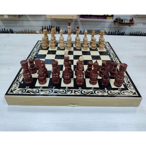 шахматы подарочные мореный дуб дебют средние профессиональные Шахматы подарочные Дубовые средние