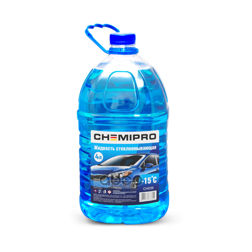 Жидкость Для Стеклоомывателя Зимняя! 4L Готовая -15°С, Изопропиловая CHEMIPRO арт. CH039