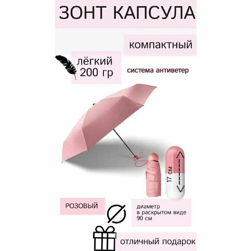 Мини-зонт розовый 699₽