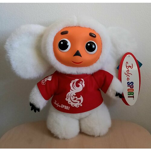 Чебурашка Белый Боско Спорт 27 см в красной футболке 25000₽
