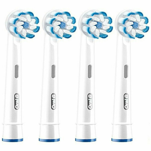 Насадки Braun Oral-B Sensi UltraThin (4 шт) набор сменных насадок soft bristles для электрических зубных щеток совместимые с oral b braun 4шт