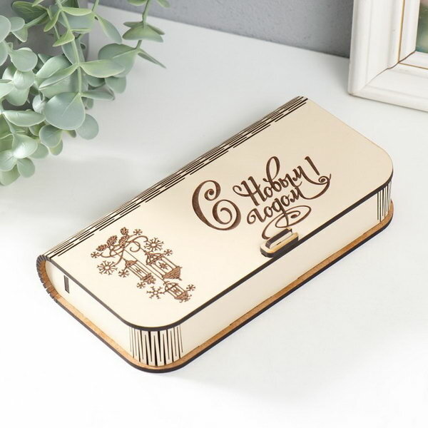 фото Шкатулка "Фонарики" 17х8.5х3.5 см