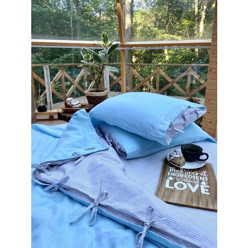 Льняное постельное белье ASTRID nebo, Лен, Евро, наволочки 50x70 (2 шт.)