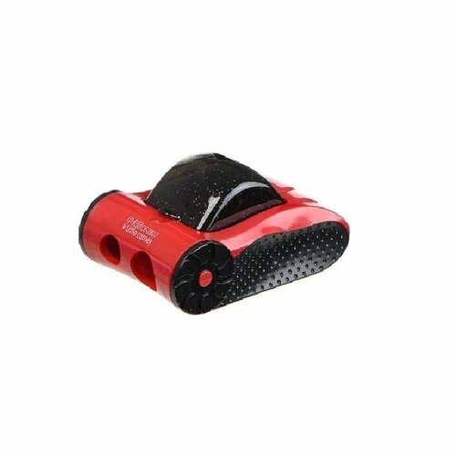 Точилка для карандашей Машина 6 х 4 см двойная с контейнером цвет красный 249₽