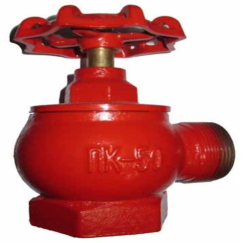 Клапан пожарный чугунный кпкм 50-1 Ду50 Ру16 муфта-резьб 90 гр | код 016-0224 | Апогей (6шт. в упак.)
