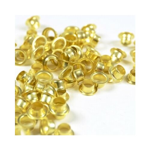 Люверс металлический 5 мм золото (1000 шт)