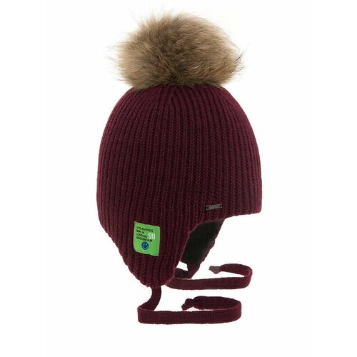 фото Шапка mialt, размер 52-54, красный