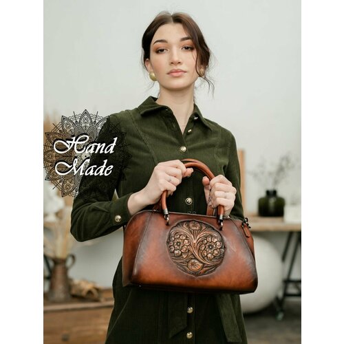 фото Сумка багет lumida, коричневый