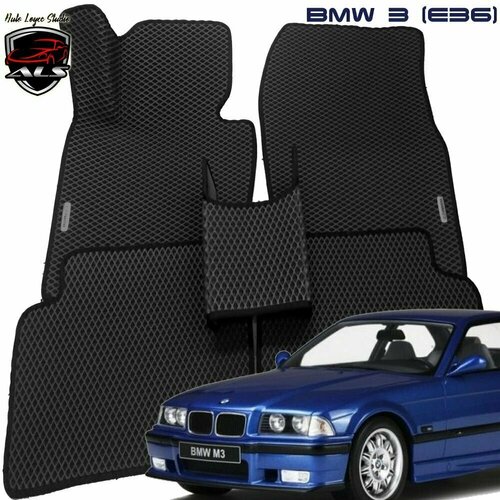 Автомобильные коврики BMW 3 E36 купэ EVA PRIME 2999₽
