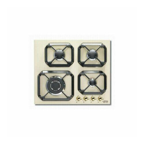 Газовая варочная панель Lofra HRBI6GO бежевый отделка золото 7463200₽