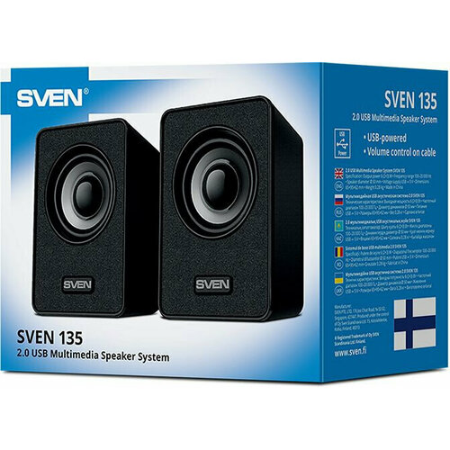 Sven АС SVEN 135, черный (6 Вт, питание USB) Sven SV-020231