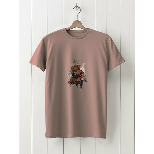 фото Футболка hypnotica, размер 2xl, розовый