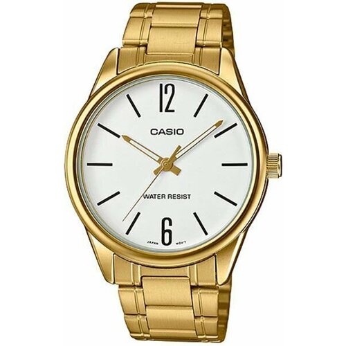 фото Наручные часы casio, золотой, белый