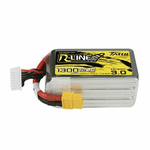 Аккумулятор для FPV дрона Tattu R-Line 3.0 6s 120C 1300mAh