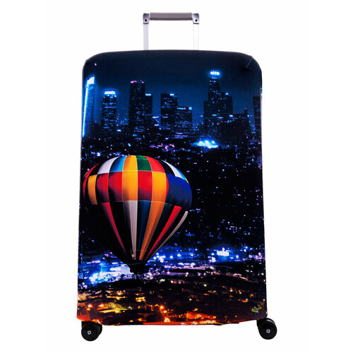 фото Чехол для чемодана routemark, 100 л, размер l, мультиколор