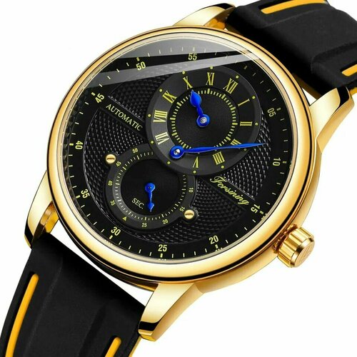 фото Наручные часы forsining, золотой, черный