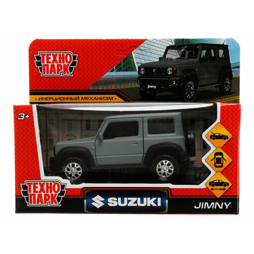 335446 Машина металл SUZUKI JIMNY 11,5 см, двер, баг, инер, сер, кор. Технопарк в кор.2*36шт